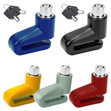HEAVY DUTY MOTORBIKE MOTORCYCLE BIKE SCOOTER DISC LOCK PADLOCK + KEYS SECURITY