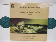 Johannes Brahms Complete Symphonies Vol II Slovak Ludovit Rajter MHS 4169 4170