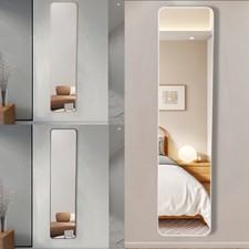 118cm Full Length Mirror Over the Door Wall Mouted Dressing Mirrors Home Workout