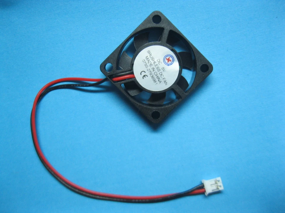 2 pcs Brushless DC Cooling Fan 5V 3007S 7 Blade 30x30x07mm 2 Pin Sleeve Bearing - Image 4 of 4