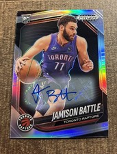 2024-25 Panini Prizm Jamison Battle Rookie Auto Silver Prizm RC #237