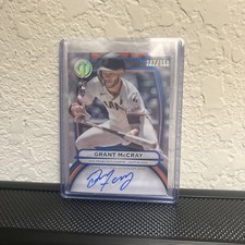 2025 Topps Tribute - Tribute Autographs Grant McCray #TA-GM Blue /150 (AU, RC)