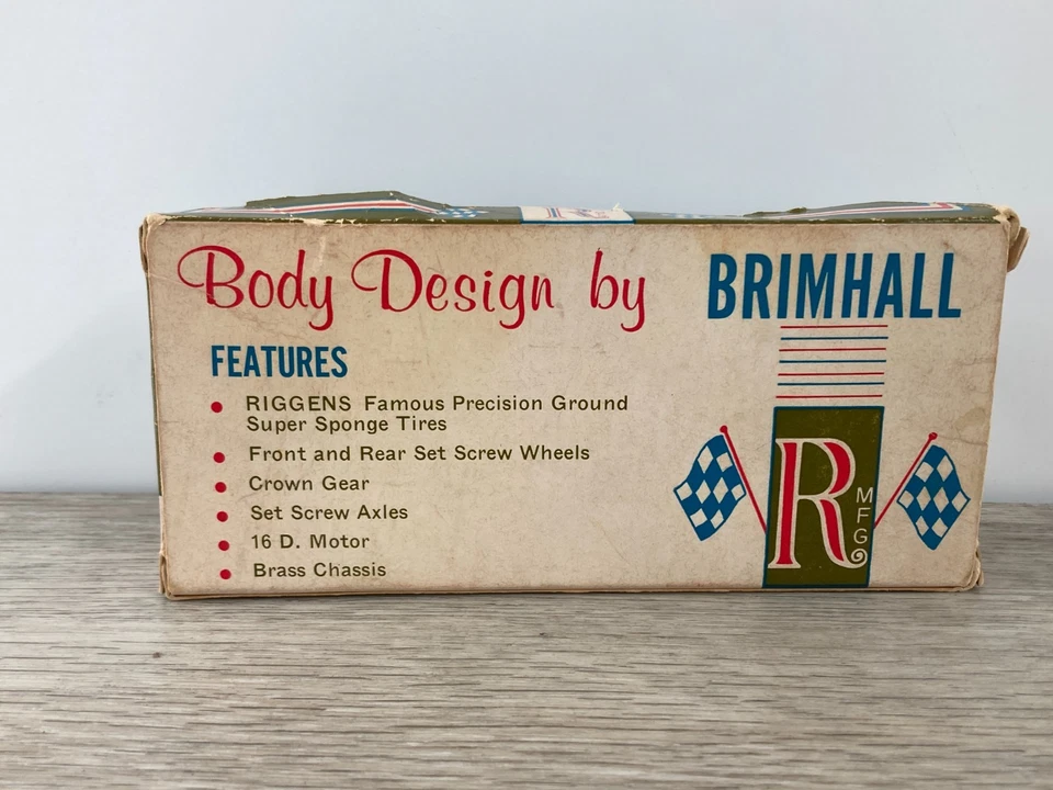 Coche Ranura Vintage Riggen 1/32 Chappie XL Verde Carreras Verde Ala Estilo Loto Foto 3 de 4