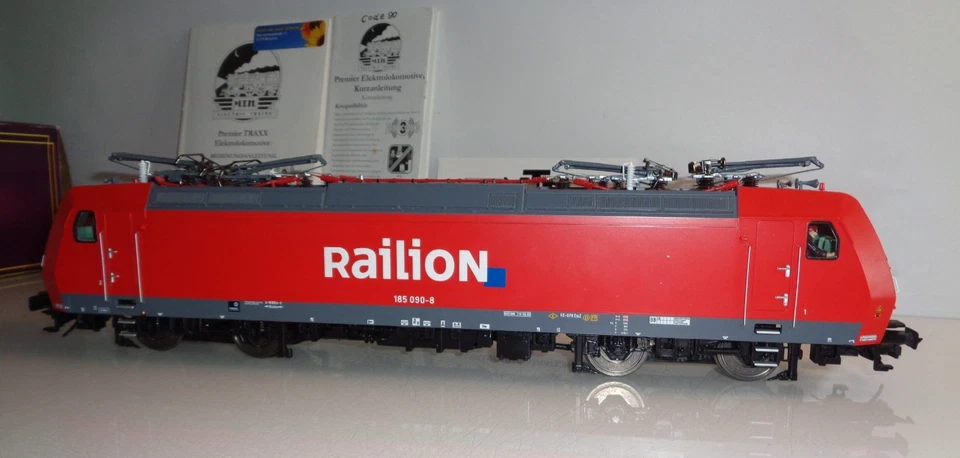 MTH Spur 0 20-5634-5 E-Lok BR 185 090-8 Railion Digital Sound in OVP BH4782 - Bild 2 von 3