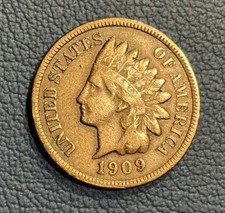 1909 Indian Head Cent - Vintage Coin