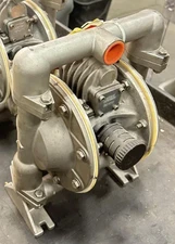 Versa-Matic E1SA5T559A Double Diaphragm Pump, Stainless Steel Wetted parts, Air