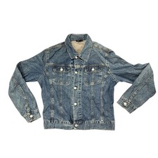 Diesel Denim Jacket Trucker Style 100 Cotton Made in Morocco Men s Large Y2K