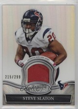 2010 Bowman Sterling Relics Refractor 215/299 Steve Slaton #BSR-SS 0q3