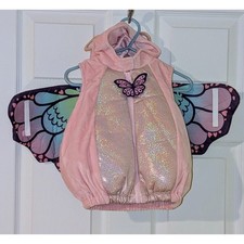 Dream Play Imagine Butterfly Costume Hooded Vest with Wings Baby NWOT