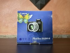Canon PowerShot SX200 IS Fotocamera Digitale Compatta 12.1 MP 12X CCD SX 200 ⭐️