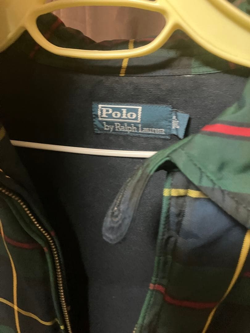 Final Ralph Lauren Down Jacket Checked Back Blous… - image 2