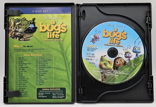 A Bug’s Life DVD Disney Pixar Animated Movie Rare Family Classic 2003 ...