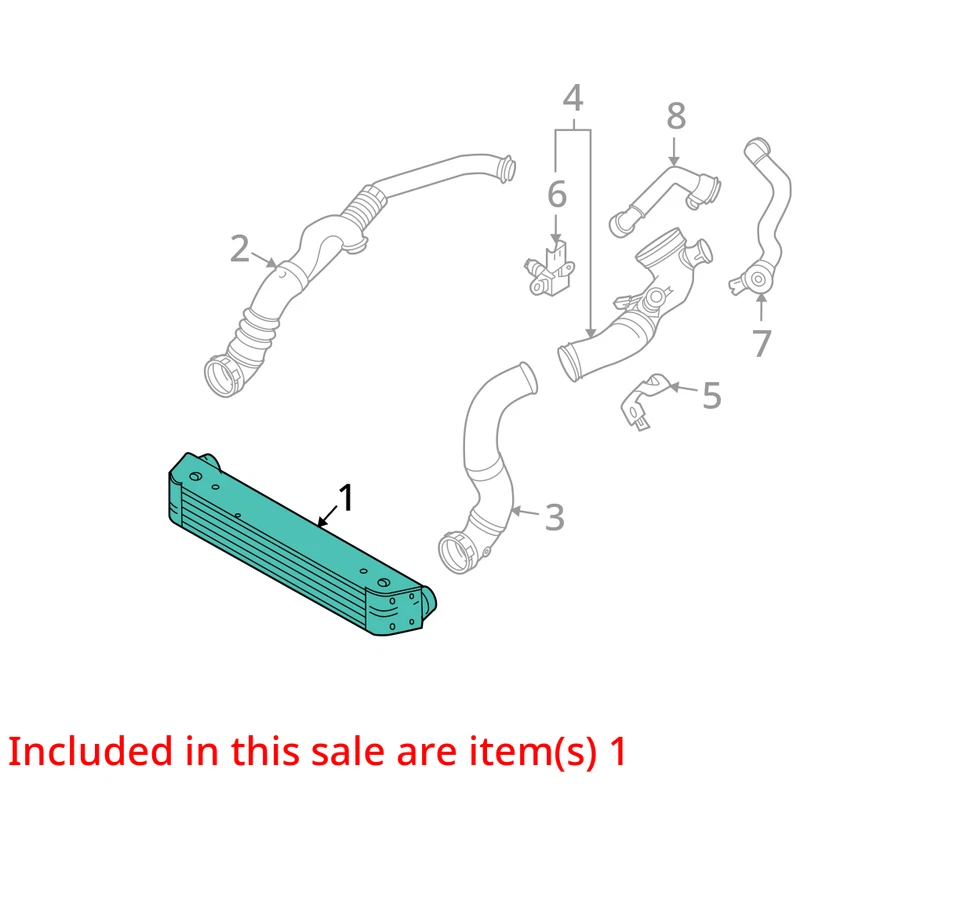 Intercooler BMW 535i 2008 2009 2010 131k EM - Imagem 4 de 4