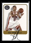2001 Fleer Greats of the Game Mike Bibby Autograph Auto RP1142