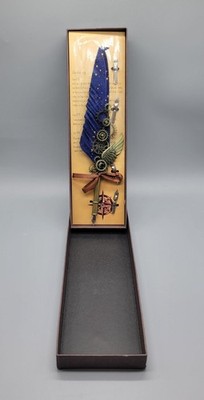 Steampunk Calligraphy Dolin Youpin 1502 World Map Series Blue Feather Pen Set A3