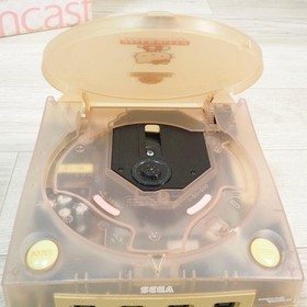 Dreamcast HELLO KITTY PINK HKT-3000 Console set SEGA Retro Game from japan USED