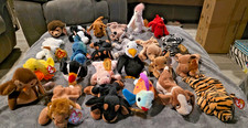 Ty Beanie Babies LOT of 24 in photo  Vintage Stuffed Animals w TAGS 1990s Plush