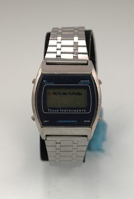Texas Instruments Uhr Herren Silber Edelstahl Batterie Quarz Wr