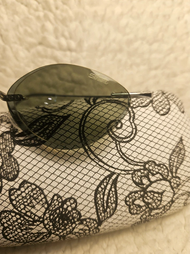 Gafas de sol Silhouette 6514S sin montura con degradado negro Foto 3 de 4