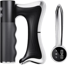 Heated Muscle Scraping Tool — Portable Muscle Relaxation Therapy Device