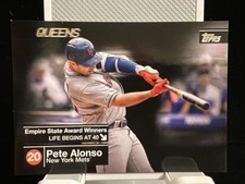 2020 Topps - Empire State Award Winners Pete Alonso #ESAW-19 Black 003 /299