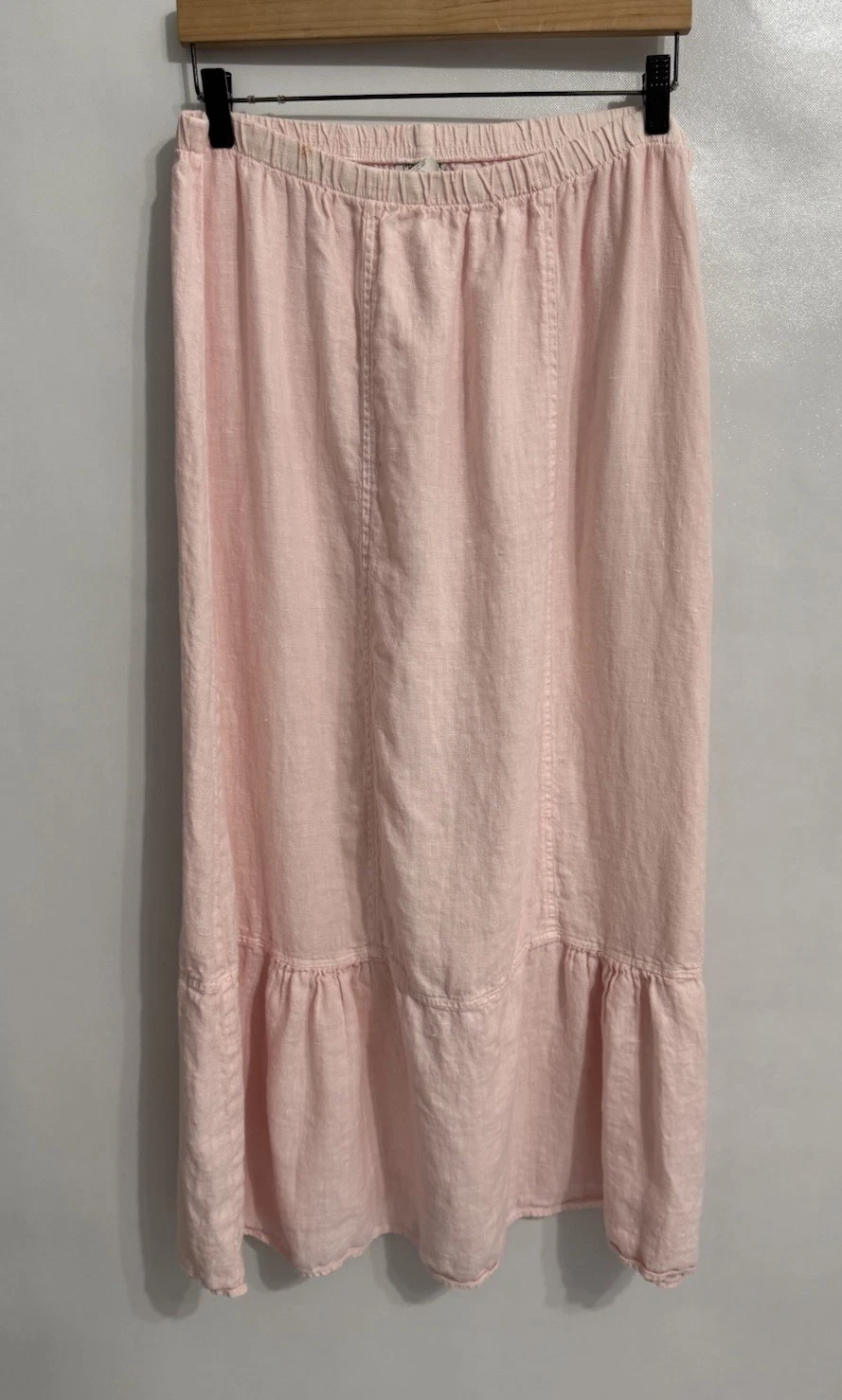 Match Point USA Size XL Pink 100% Linen Maxi Skirt Ruffle Flare Women's
Opens in a new window or tab