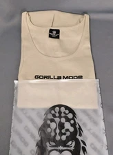Gorilla Mind Gorilla Mode XXL Sand  Bodybuilding Tank Top Women/Men/Unisex