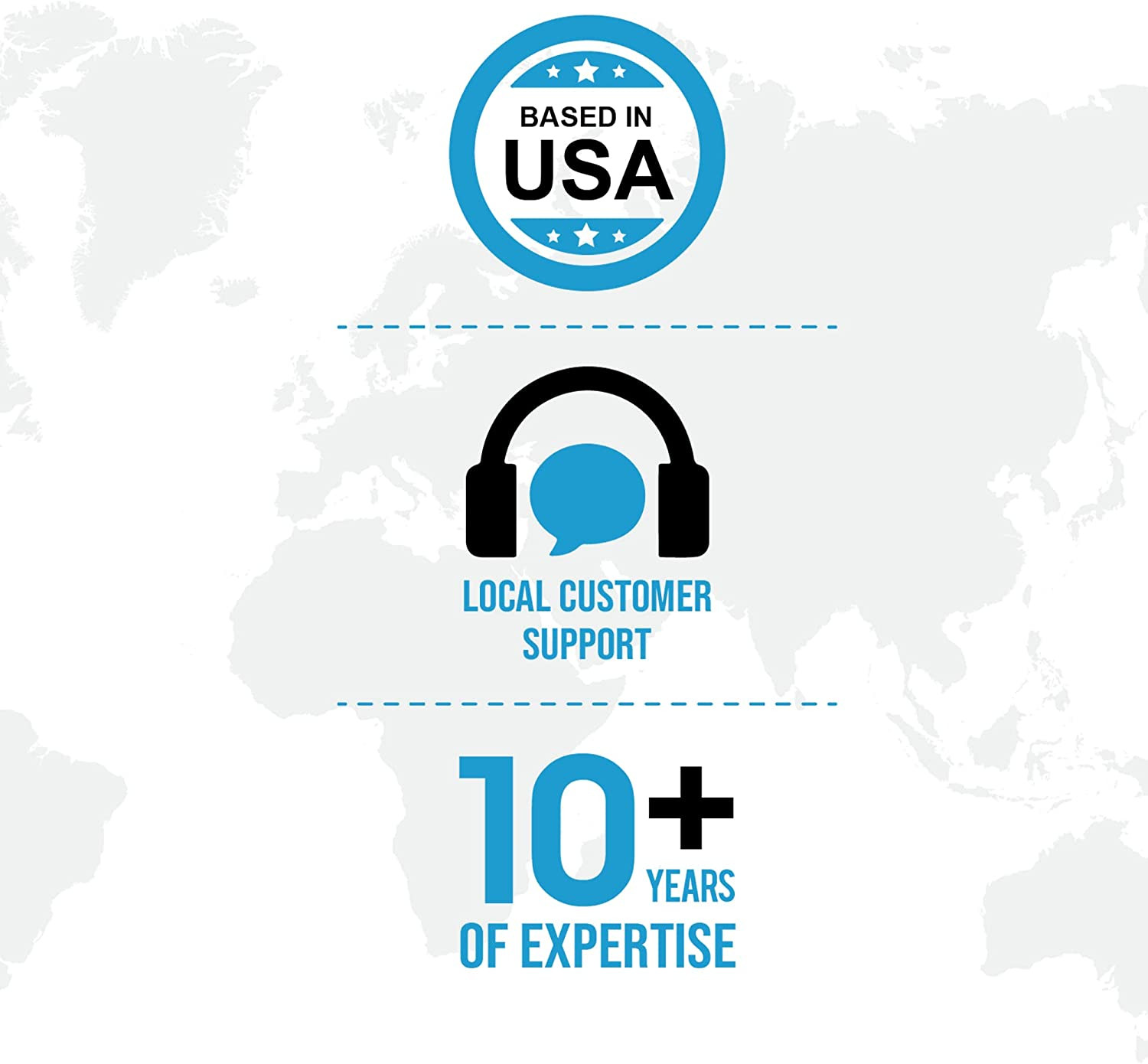 Japan, Philippines Travel Adapter Plug by Ceptics - USA 3 Pin Polarized to 2