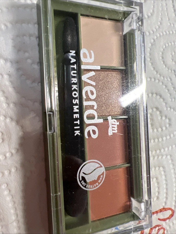 Alverde Naturkosmetik Lidschatten Palette Mit 4 Passenden Farbtönen Von DM Neu - Bild 3 von 4