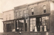 Street View Port Hope MI Michigan #2 RPPC Photo Postcard COPY