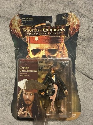 Zizzle Pirates of the Caribbean Dead Men's Chest Figure 3.75'' Cpt Jack Sparrow