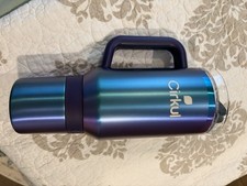 Cirkul 40oz All-Day Straw Sip Tumbler Stainless Steel Irridescent Purple Cup