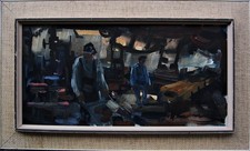 Uno Hubert Karlsson *1903, operaio in officina, 1960/70 circa