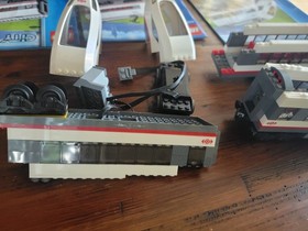 LEGO City Partial 2x Set Lot 60051 High-Speed Passenger Train 60050 Station Book