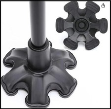 Cane Tip with 6 Support Rubber Foot for Walking Canes 3/4 Inch Shaft