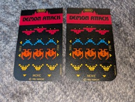 Demon Attack (Intellivision) Cart, Manual, Box, & Overlays! Tested & Working!