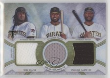 2018 Topps Triple Threads Relic Combos /36 Josh Bell Gregory Polanco s3g