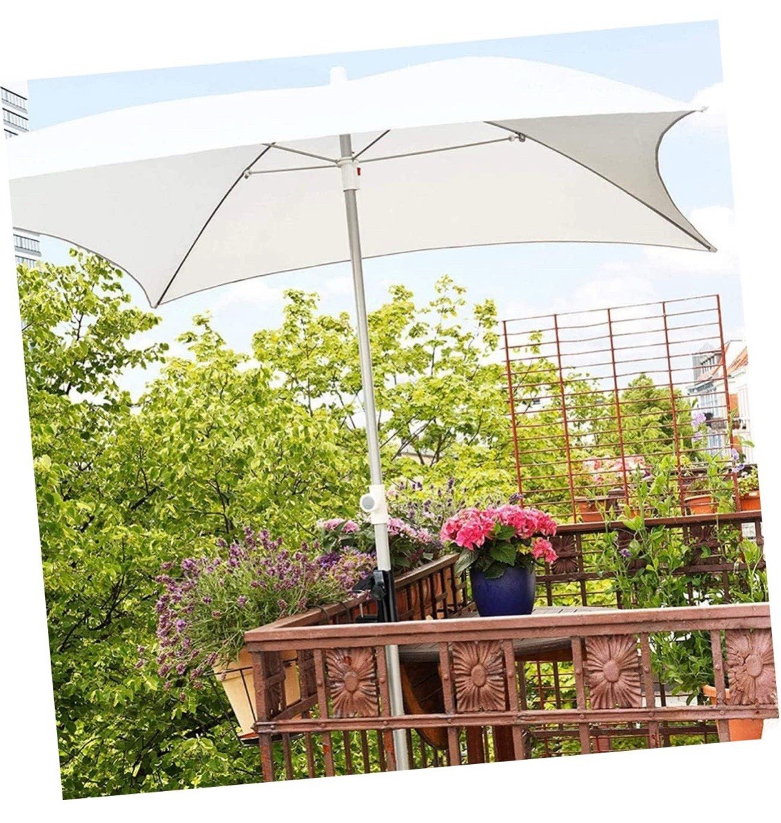 Patio Umbrella Clamp Umbrella Stand Bench Buddy Deck Umbrella Holder Bracket 