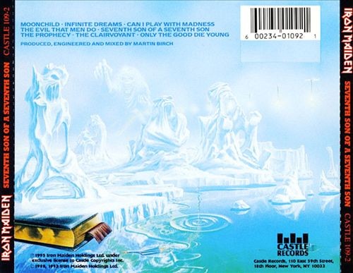 IRON MAIDEN SEVENTH SON OF A SEVENTH SON NEW CD - Imagen 1 de 1