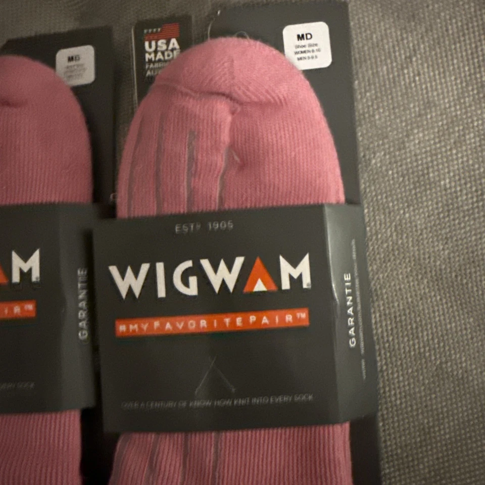 PACK de 3 calcetines Wigwam para mujer Dash No-Show - rosa y gris - M Foto 3 de 4