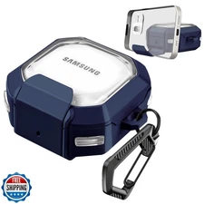 U. EHome Secure Lock Clear Case for Samsung Galaxy Buds FE/2 Pro/