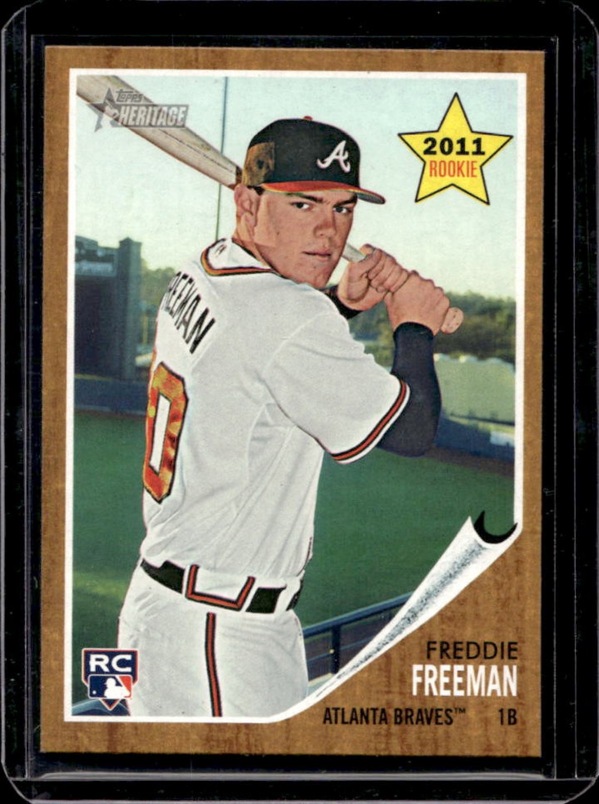2011 Topps Heritage Freddie Freeman RC Rookie #76 Braves