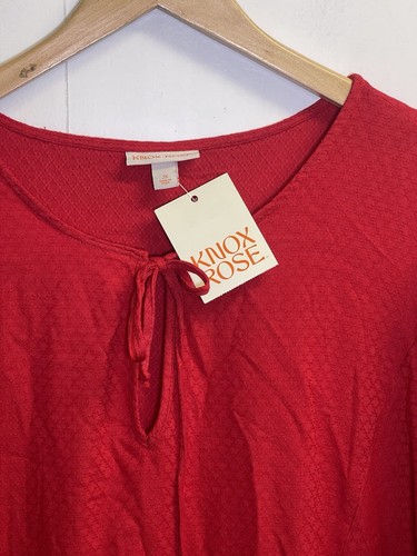NEW Knox Rose Red Flutter Cap Sleeve Dress Women’s Plus 2X - Picture 2 of 7