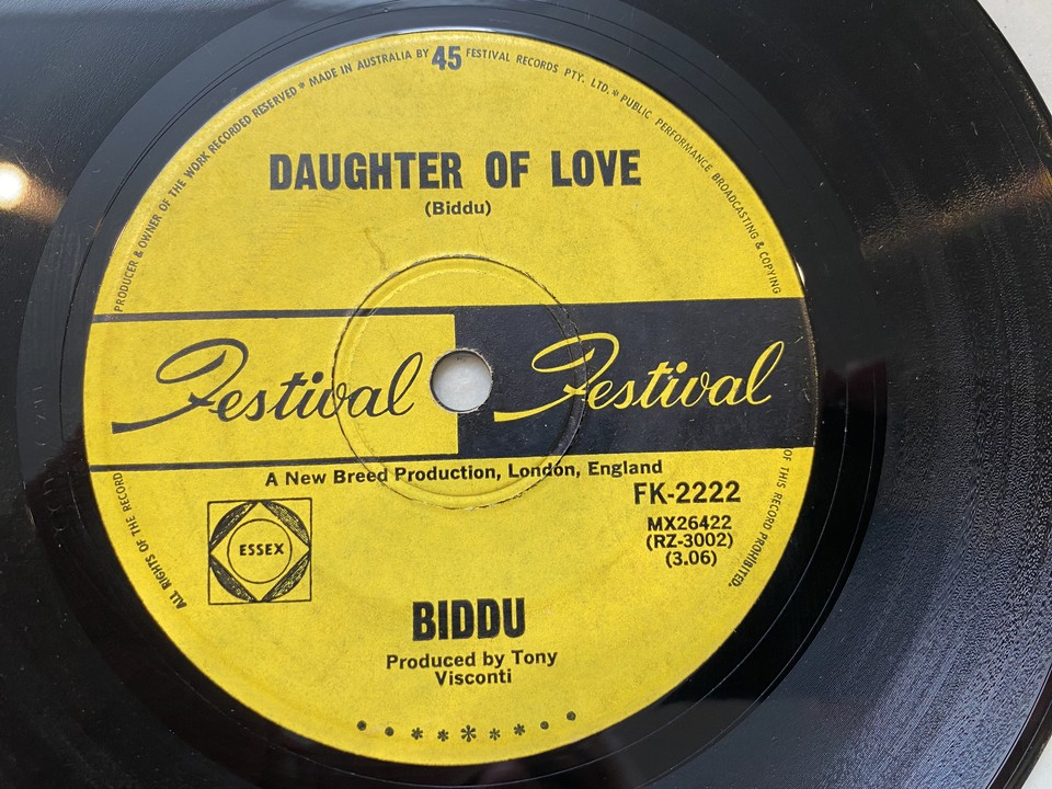 Biddu Aussie Festival 45 "Look Out Here I Come" 1960s EX eBay
