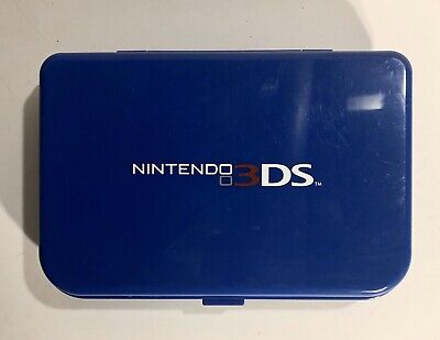 Nintendo 3ds Blue Case Storage For Games And System C1 Ebay