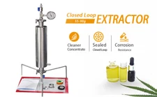 Closed Loop Extractor1.5'' Double Layer Vacuum Chamber/Tube 90 Gram with Tripod