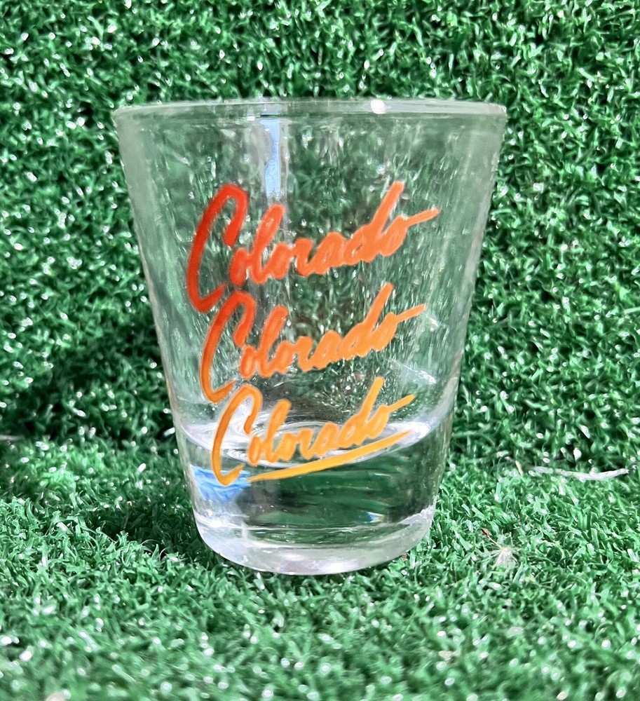 Vintage Colorado Souvenir Shot Glass 2.5 Inches