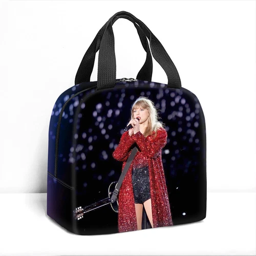 Kids Singer Insulated Lunch Bag School Picnic Travel Snack Lunch Box Gifts UK - Picture 48 of 72