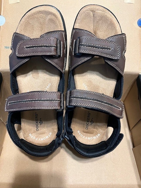 Dockers Newpage Sandals Men\'s Size 11M Color Briar Dockers Newpage Strap Sandals, Briar - Brown | Sandals  main image 4