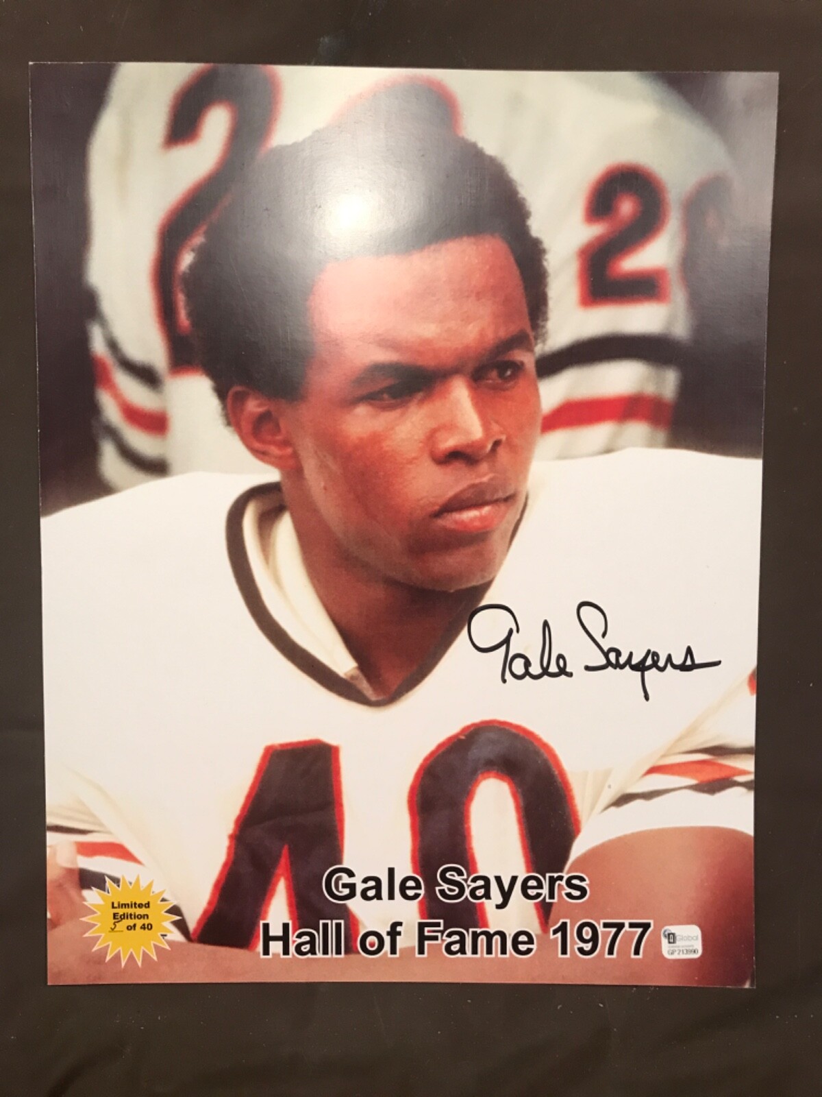 Gale Sayers Autographed Signed Chicago Bears 11x14 Photo w/ JSA Letter of Authenticity 